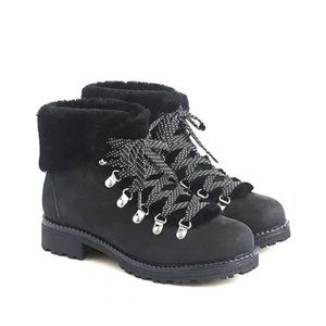 NIB J. CREW NORDIC BOOTS SIZE 8 BLACK